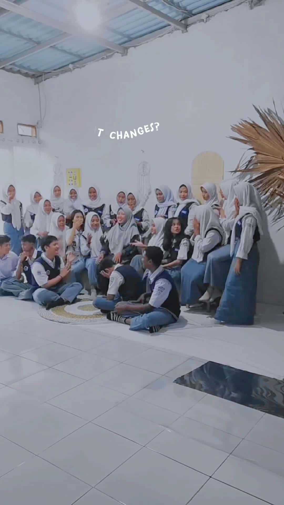 Foto event komunitas remaja busana muslim di studio Parung Panjang